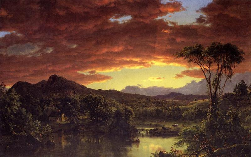 Frederic Edwin Church A Country Home china oil painting image